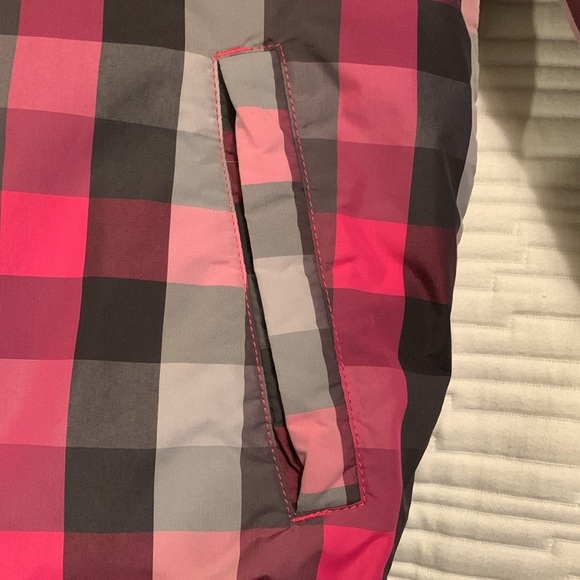 The North Face Puffer Jacket 2in1 Coat Reversible Vintage Black and Pink 550 - Picture 4 of 14